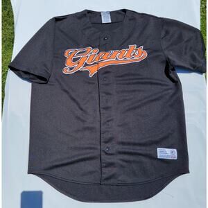 San Francisco Giants MLB True Fan Black Giants Jersey Men's L